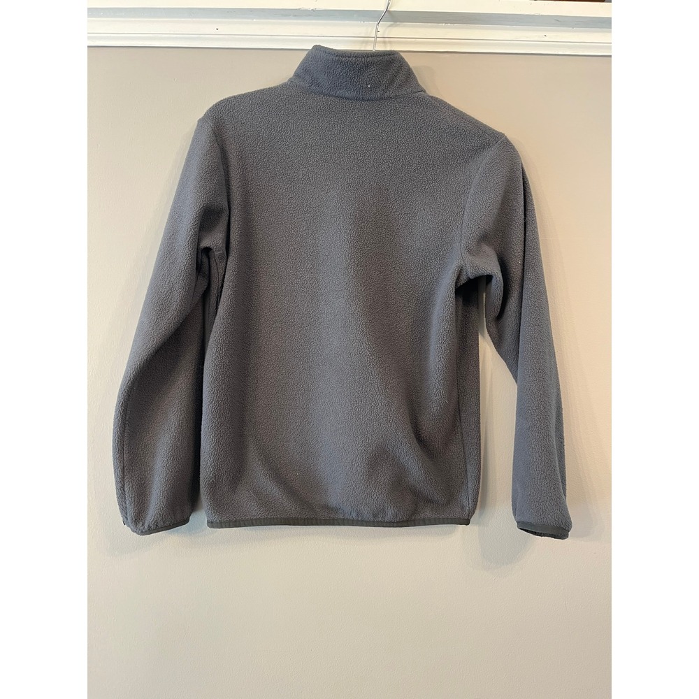 The North Face Boys Gray Full Zip Fleece Jacket Size Medium 10/12 - Picture 2 of 4